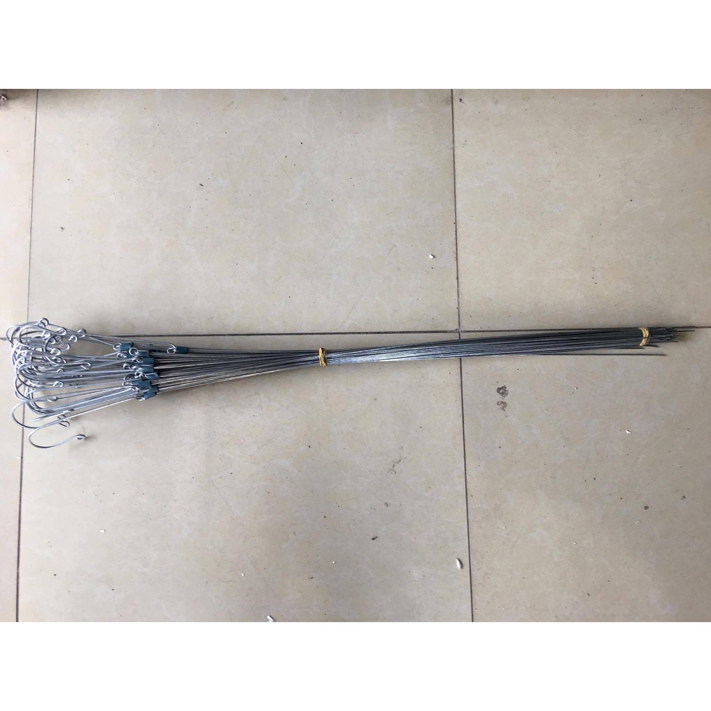 Móc kẽm chia 3 treo lan 70cm