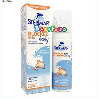 Xịt cá heo cam, nước Muối Biển Sterimar Pháp 100ml
