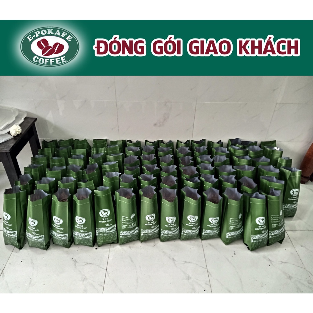 Robusta Honey Blend Arabica, cafe rang xay nguyên chất pha máy, pha phin từ E-POKAFE | BigBuy360 - bigbuy360.vn