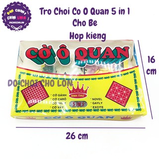 Trò chơi cờ ô quan 5 trong 1: cờ caro, cờ gánh, cờ vây, cờ nhảy hộp kiếng