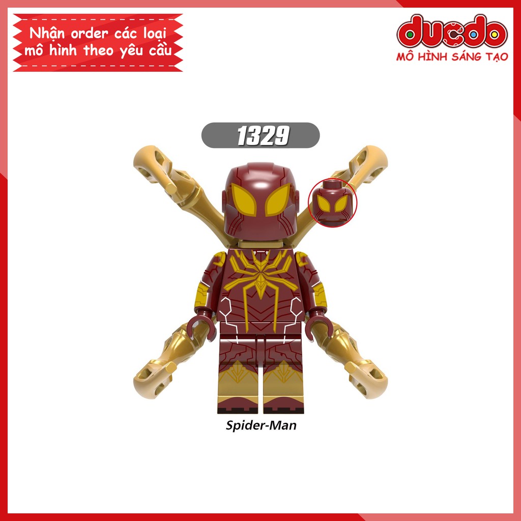 Minifigures các nhân vật Spider Man người nhện xa nhà - Đồ chơi Lắp ghép Xếp hình Mini Iron Man Mô hình XINH X0266