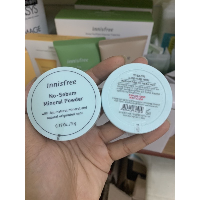 Phấn phủ kiềm dầu Innisfree No-Sebum