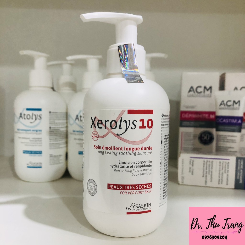 Kem dưỡng ẩm sâu, giảm ngứa dành cho da khô, viêm da cơ địa, da chàm hóa XEROLYS 10