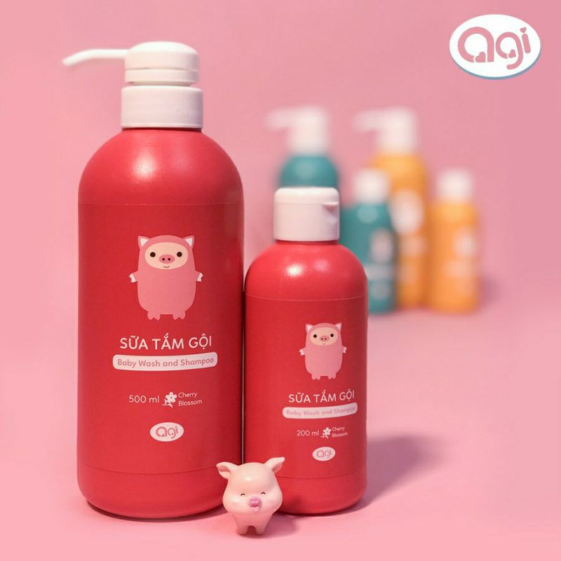 (500ml)- Sữa tắm gội Agi 2in1 cho bé