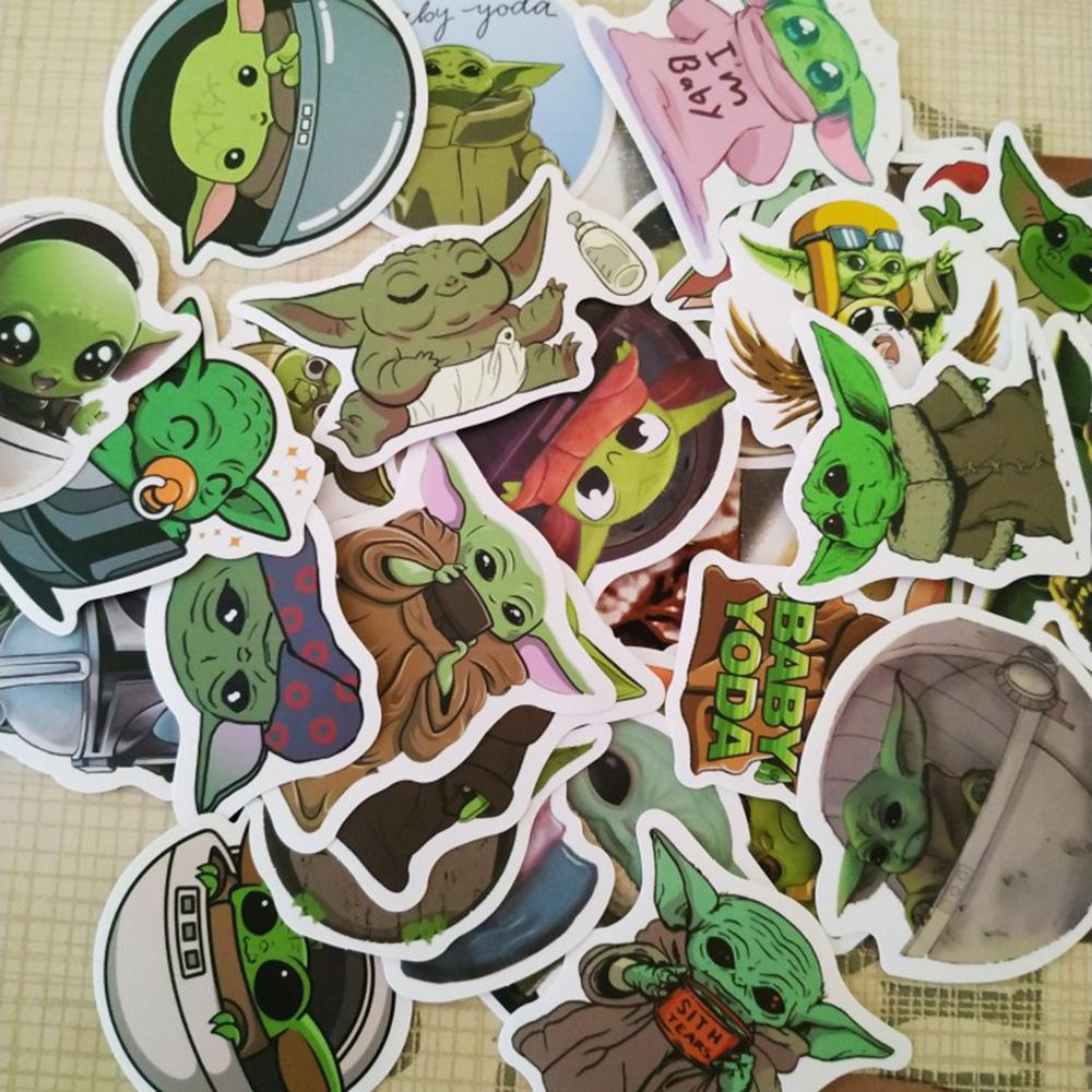 Bộ 50 Miếng Dán Họa Tiết Hoạt Hình Graffiti Dùng Trang Trí Laptop / Ván Trượt / Xe Hơi