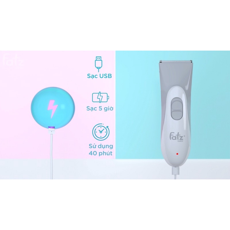 Tông đơ cắt tóc cho bé Trim 1 Fatz Baby FB7568BC