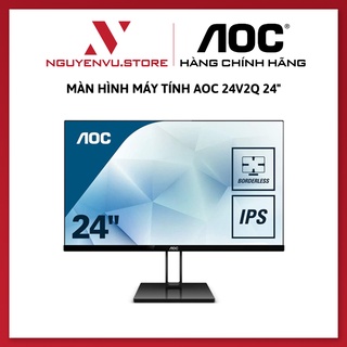Màn hình máy tính aoc 24v2q 24 inch - hàng chính hãng