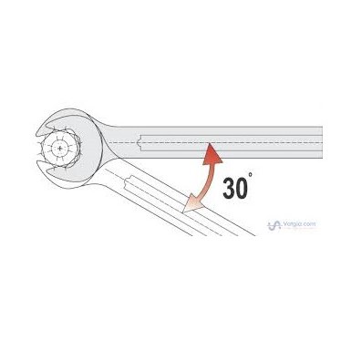 Cờ lê vòng miệng hệ mét Yato YT-03349