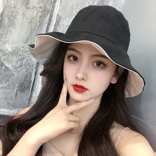 SẴN Mũ Bucket Ulzzang vành rộng lượn đội 2 MẶT - Nón bucket 2 mặt vành rộng đẹp