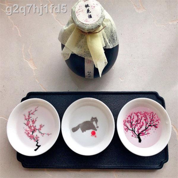 ♗ ☌ ♦۞Đổi màu bát trà nhỏ Nhật Bản gốm cừu ngọc cốc chủ đơn lạnh rượu