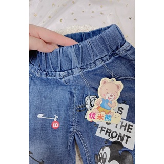 Quần short jean Mickey BT