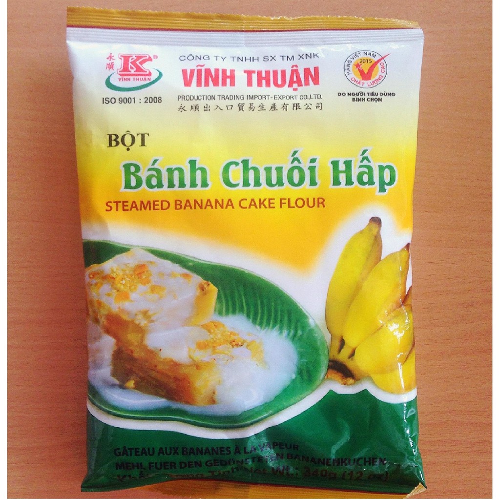 Bột bánh chuối hấp Vĩnh Thuận 340g