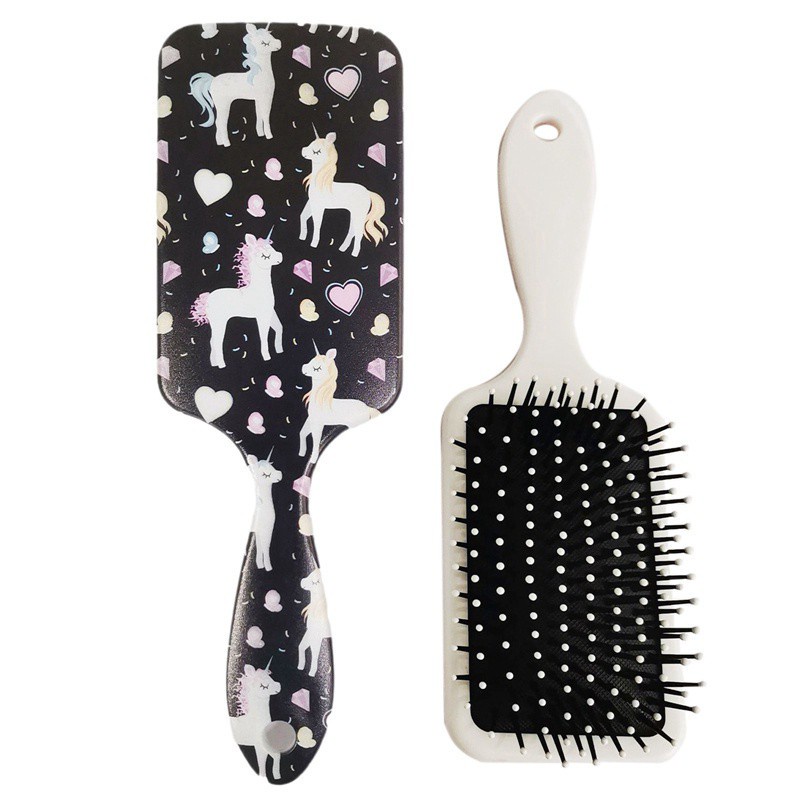 Lược Chải Tóc Gỡ Rối Họa Tiết Chim Hồng Hạc Hoạt Hình