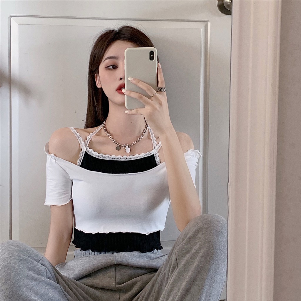 [SẴN] Áo croptop  Ulzzang ALC33