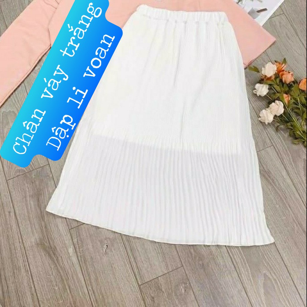SET ÁO HOODIE HỒNG MIX CHÂN VÁY DẬP LI TRẮNG