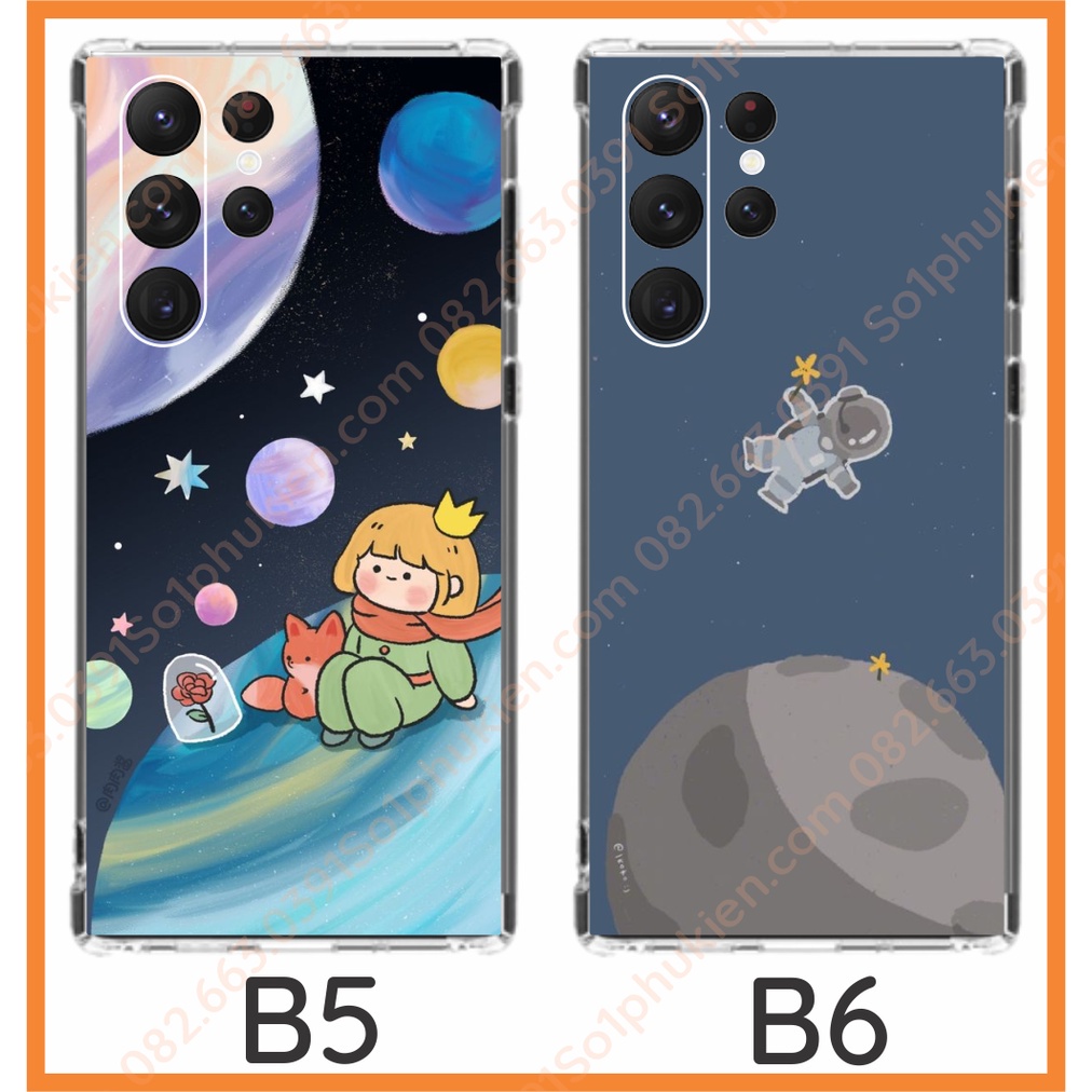 Ốp lưng Samsung s23 ultra 5g / s22 ultra 5g dẻo trong chống sốc in hình nhiều mẫu dễ thương