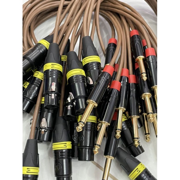 Dây canon cái ra 6ly dây bãi jack chân đồng