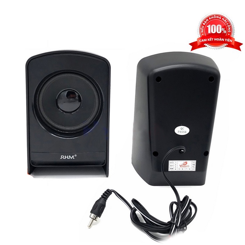 Loa Vi Tính 2.1 RHM Model RM240, Công suất mạnh 20W dùng cho nghe nhạc, học online - Loa Máy Tính Chính hãng Siêu bền bỉ