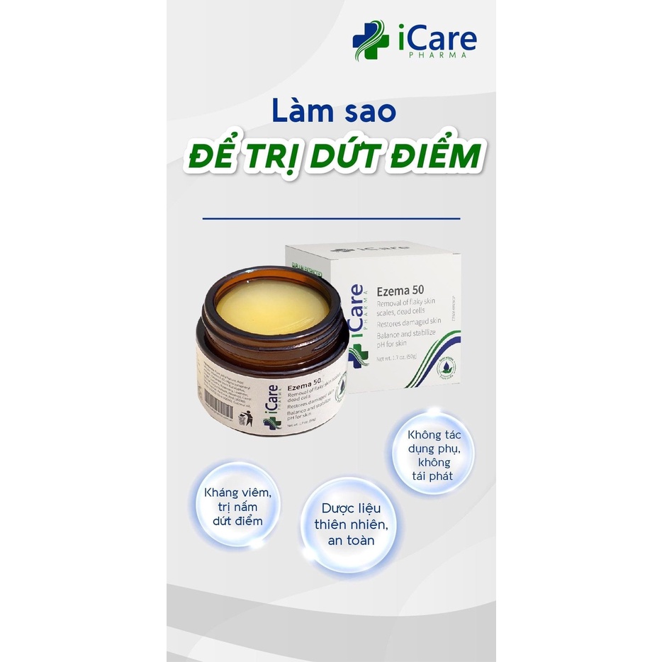 Dược Liệu Nấm Da Đầu Ezema 50 iCare Pharma