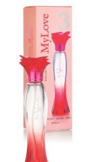 Nước hoa mylove chai 35ml nắp hoa hồng