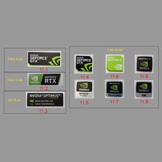 Tem Nvidia / Tem dán máy tính ( Sticker ) PC Laptop