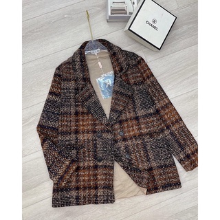 ÁO KHOÁC VEST DẠ KẺ