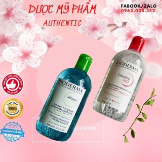 Tẩy trang bioderma 500ml - pháp - nước tẩy trang bioderma crealine, sensibio h2o 500 ml