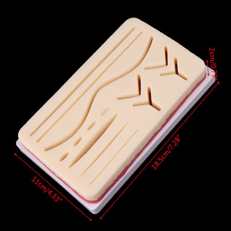 Mô hình da người bằng silicone cho tập khâu vết thương