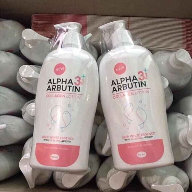 Dưỡng thể ALPHA ARBUTIN COLLAGEN 3 PLUS (500ml) THÁI LAN