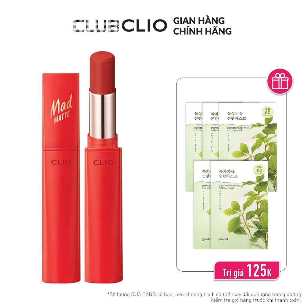 Son Thỏi Clio Mad Matte Stain Lips 4.5G