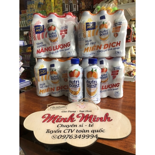NutriBoost Cam, Dâu 297 ml set 6 chai