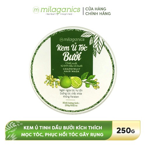 Kem ủ chăm sóc tóc Bưởi MILAGANICS 250g | BigBuy360 - bigbuy360.vn
