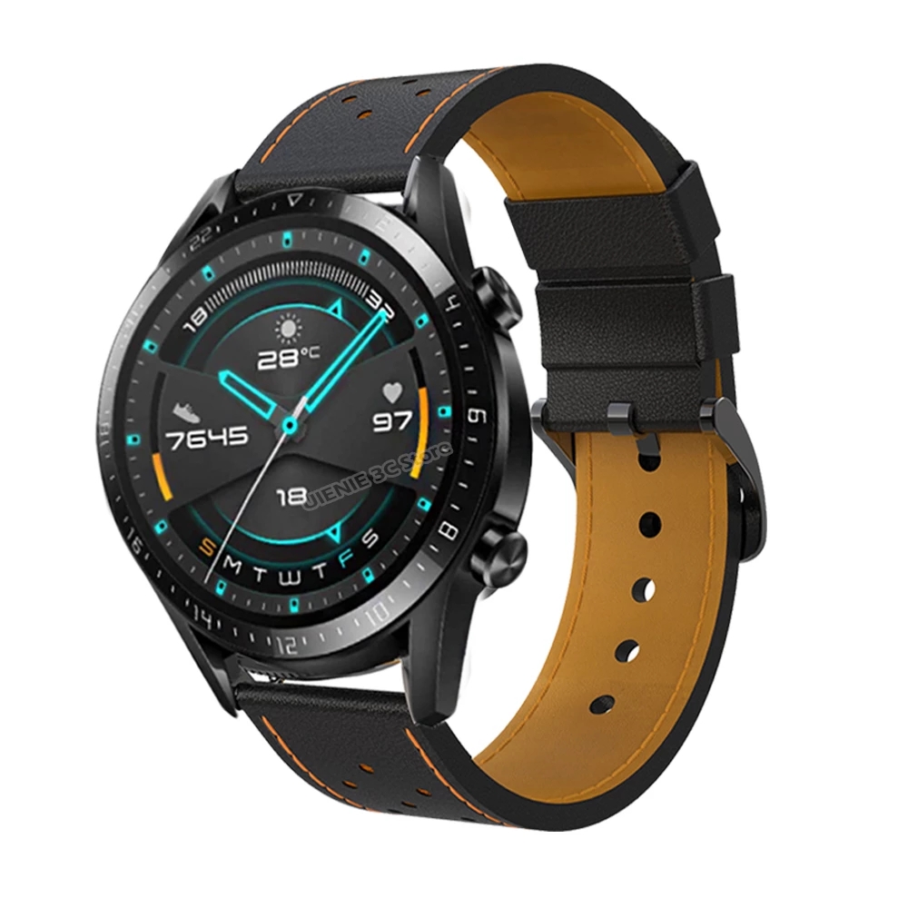 Dây đeo bằng da kiểu dáng thời trang dành cho đồng hồ thông minh HUAWEI GT 2 PRO/ GT2 46MM