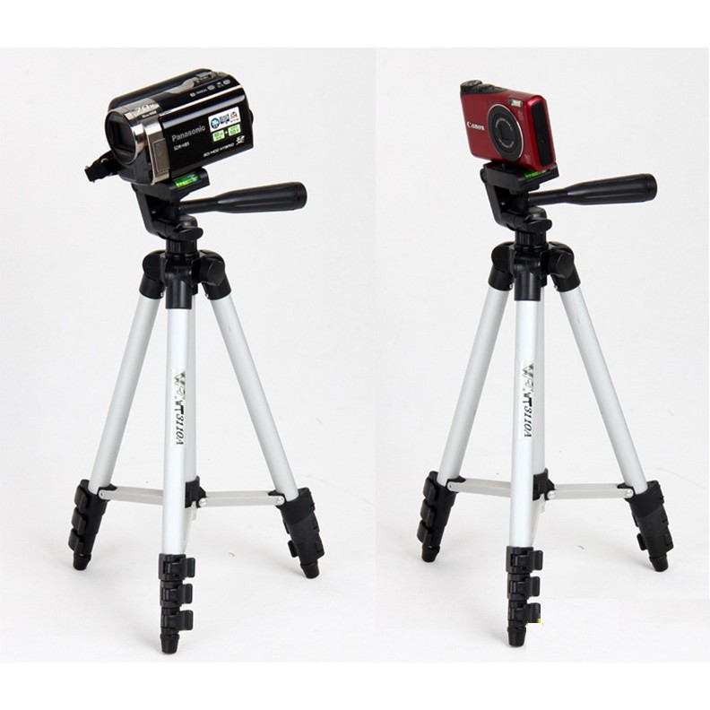 Chân gậy máy ảnh, Giá đỡ điện thoại 3 chân Tripod TF-3110 - Xoay 360o, phù hợp nhiều dòng máy