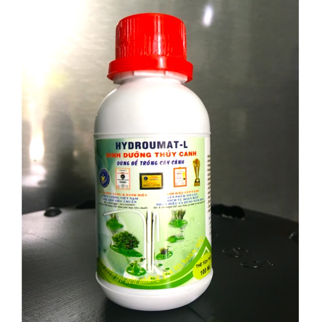 Phân Trồng Cây thủy Sinh, Dinh Dưỡng Trồng Thủy Canh - Đa Năng chai 100ml