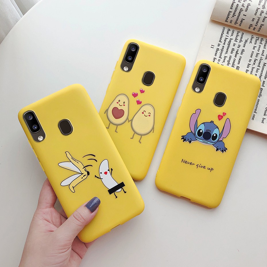 Ốp điện thoại silicon TPU mềm họa tiết hoạt hình cho Samsung Galaxy A30 SM-A305F SM-A307F