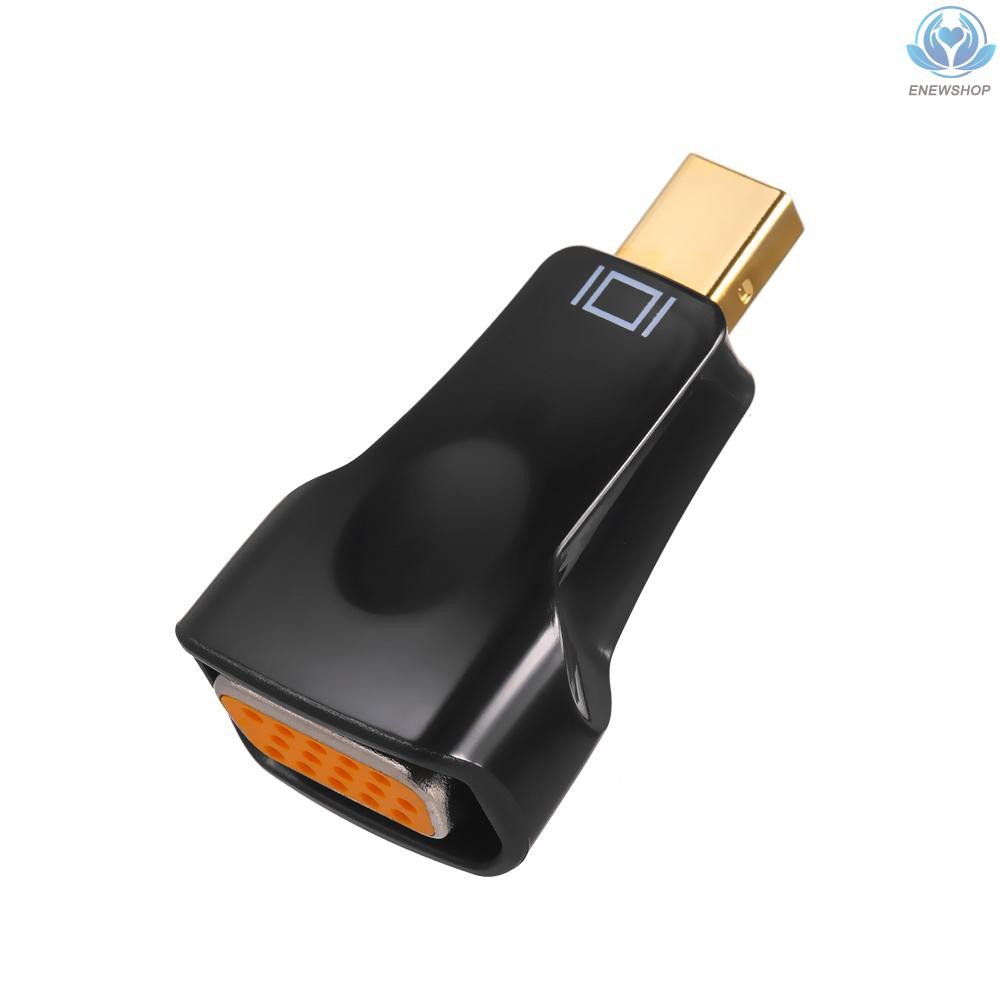 【enew】Mini DisplayPort DP to VGA Adapter Gold Platerd 1080P Thunderbolt Male to VGA Female Converter Connector for  for  Pro/ Air, for iMac | BigBuy360 - bigbuy360.vn