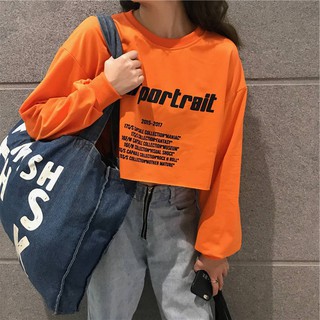 🍊 ÁO CROPTOP SALF-PORTRAIT (ORANGE) 🍊