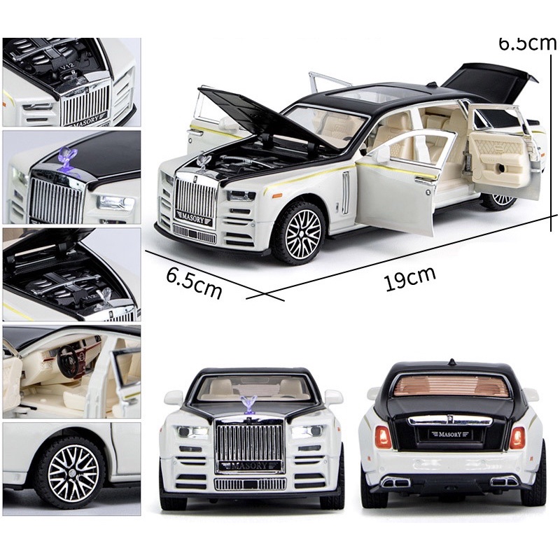 Mô hình xe Roll-Royce Phantom Masory tỉ lệ 1:32 hãng XHD