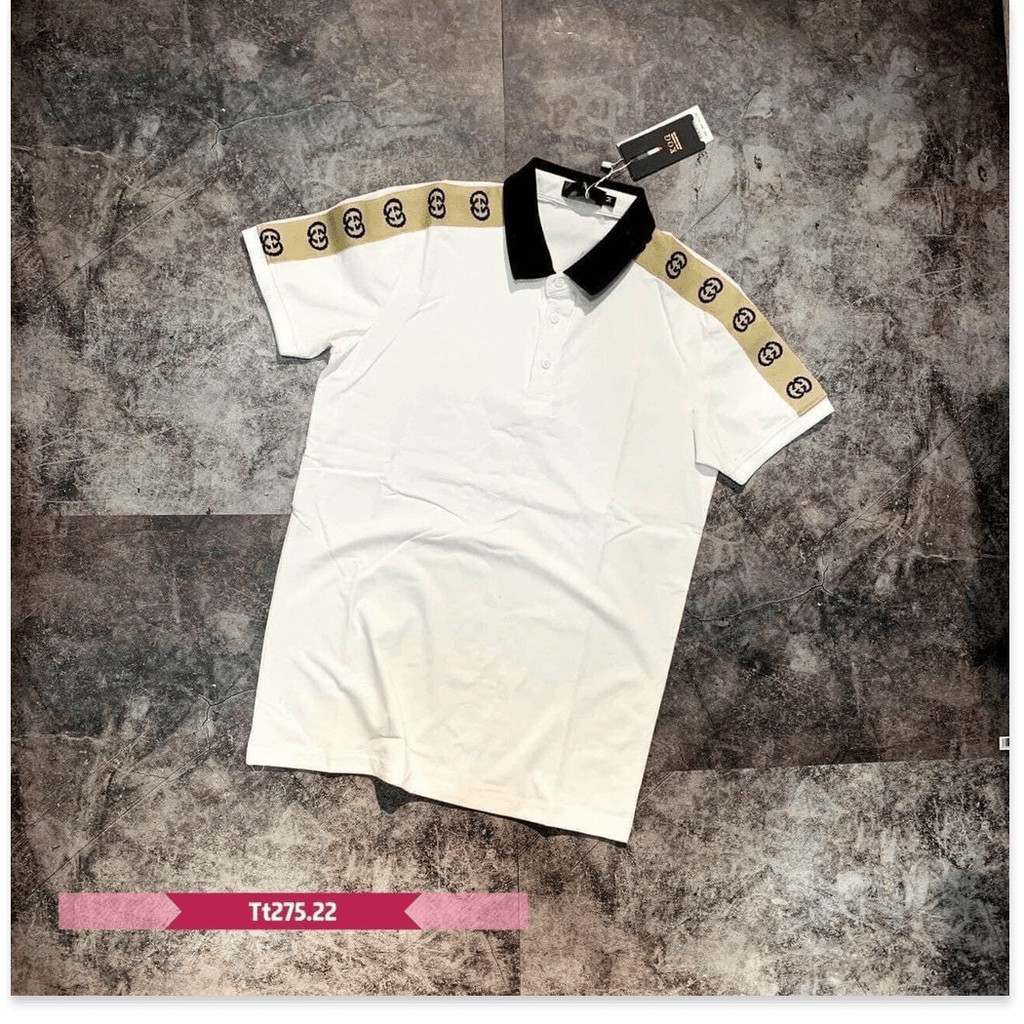 Áo Thun Nam Tay Ngắn Thêu Họa Tiết Lịch Lãm, Sang Trọng HP