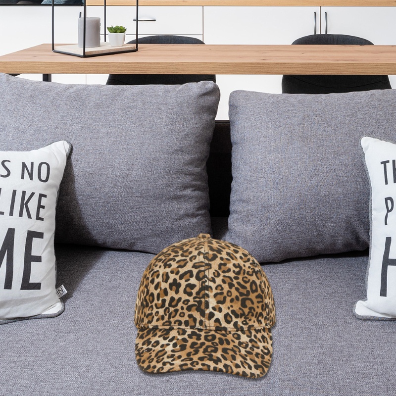 Han Mũ Lưỡi Trai Chống Nắng Họa Tiết Da Báo Có Thể Điều Chỉnh Trang Trí Ngoài Trời