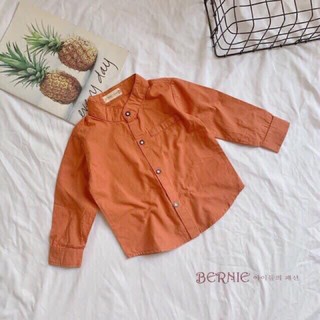 Áo somi cổ tàu cho bé