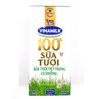 Sữa tươi Vinamilk 1 lít có đường