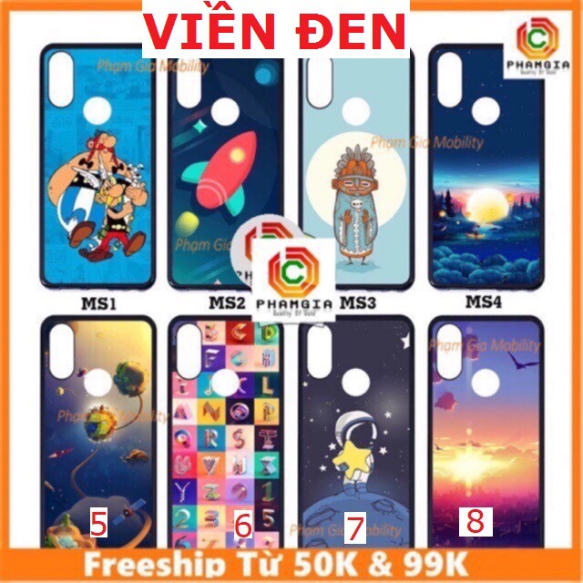 Ốp lưng ép kính Vsmart Joy 2 plus in hình dễ thương (P5)