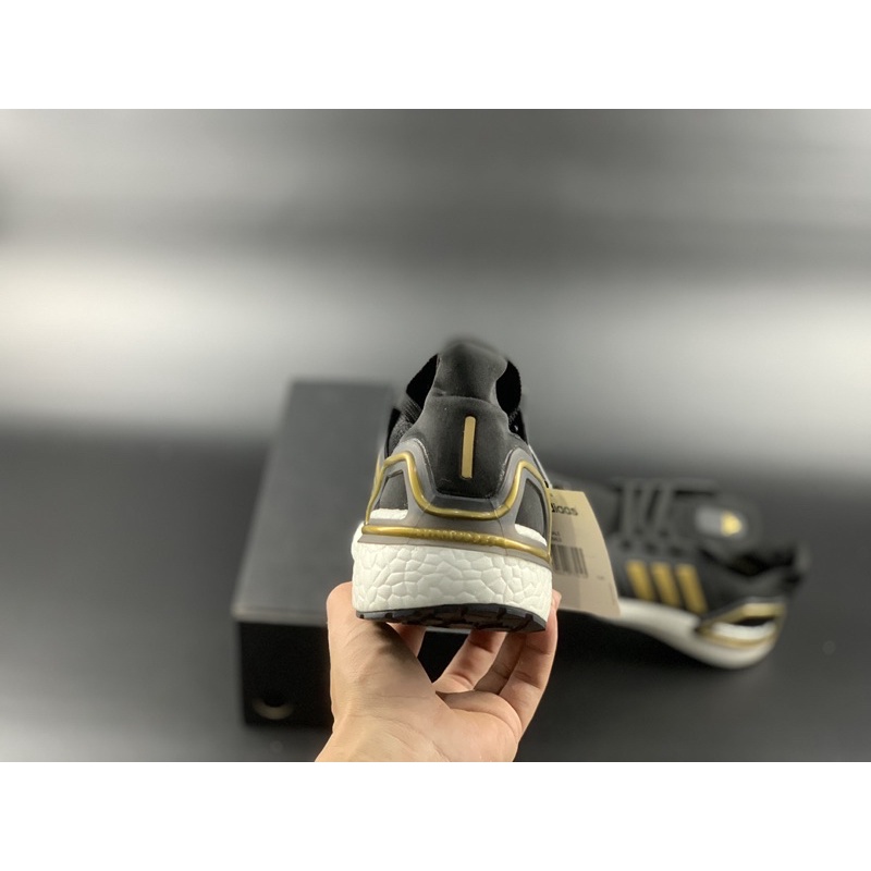 Giày thể thao/ Sneaker Ultra boost 6.0 đen vàng (Full box + tặng kèm tất sneaker)