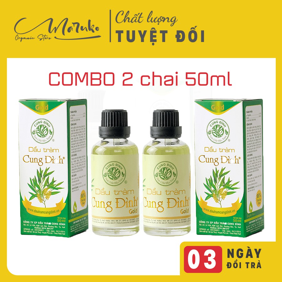 [COMBO] DẦU TRÀM CUNG ĐÌNH 10ml -  50ml | MUA NHIỀU ƯU ĐÃ NGẬP TRÀN