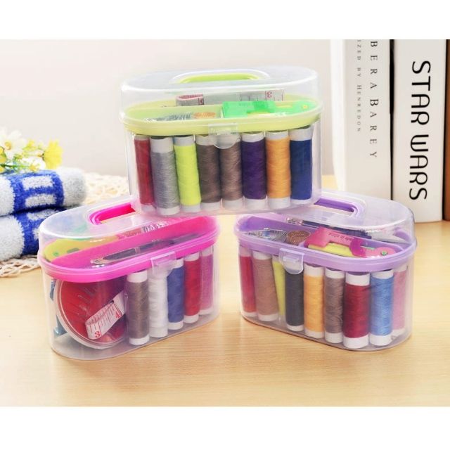 [FREESHIP] Hộp đựng kim chỉ đồ dùng may vá gia đình tiện lợi.