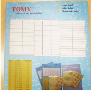 Giấy decal in tem Tomy 149