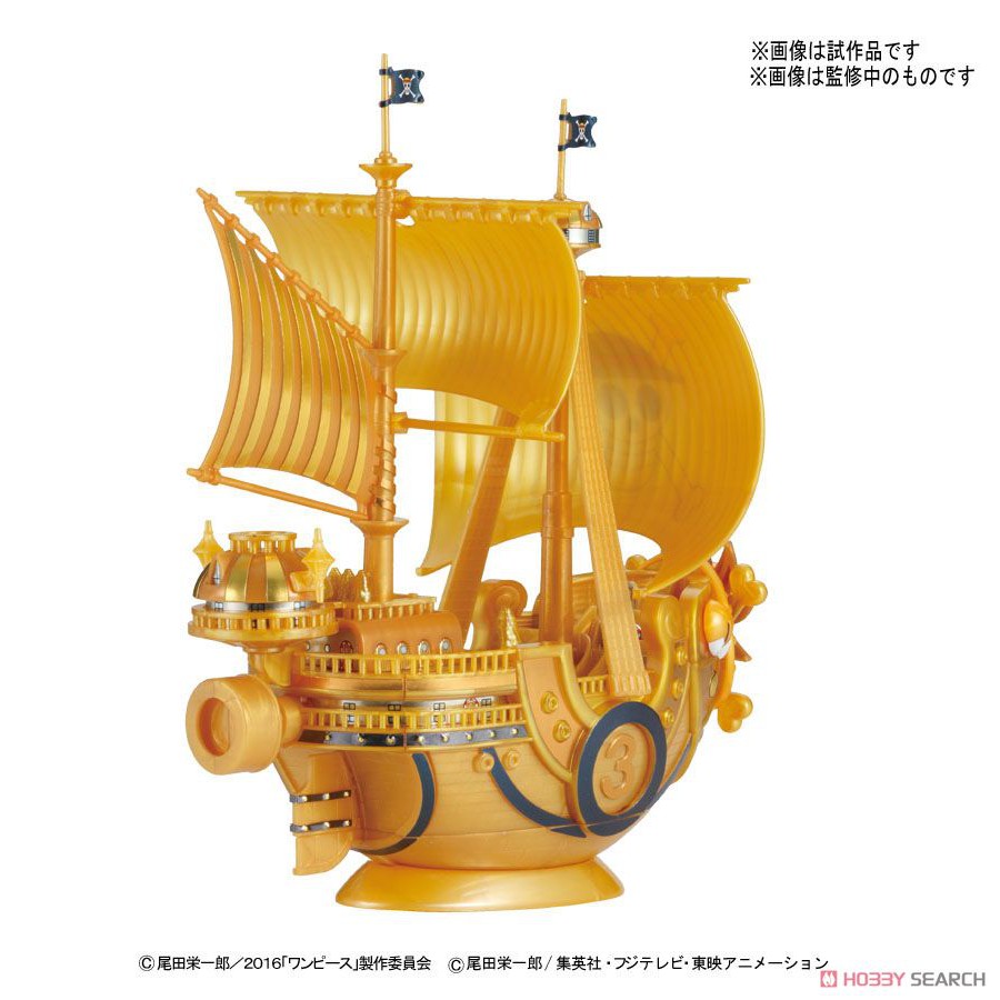 Mô hình lắp ráp tàu Thousand Sunny Film Gold Release Anniversary Color Ver