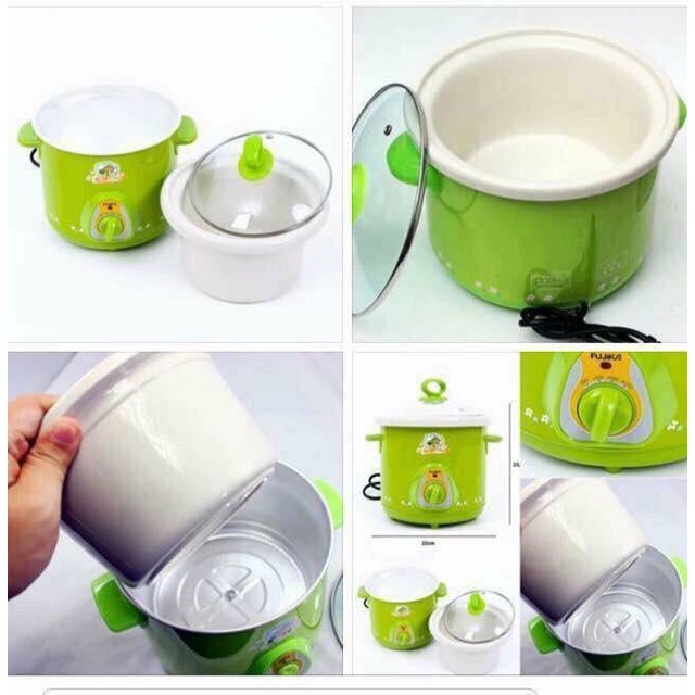 Nồi Hầm Cháo, Kho Thịt Cá 1.5L,nồi nấu cháo chậm bằng điện, đa năng bảo hành 1 đổi 1 toàn quốc